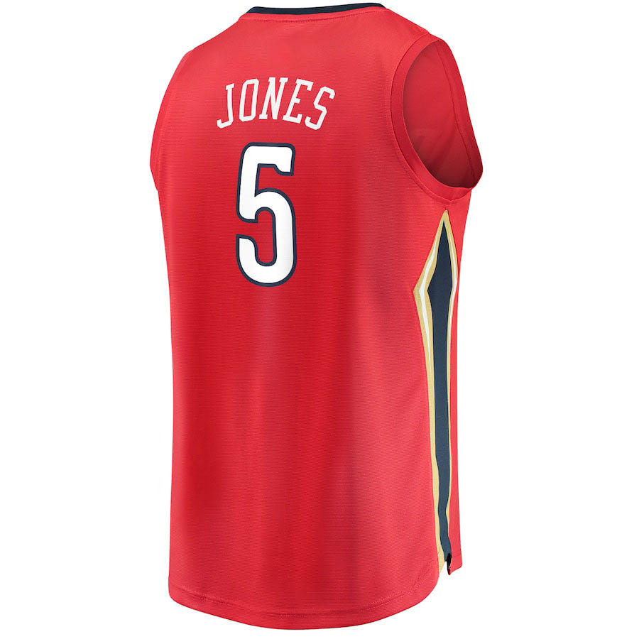 NO.Pelicans #5 Herbert Jones Fanatics Branded 2022-23 Fast Break Replica Jersey Red Statement Edition Stitched American Basketball Jersey